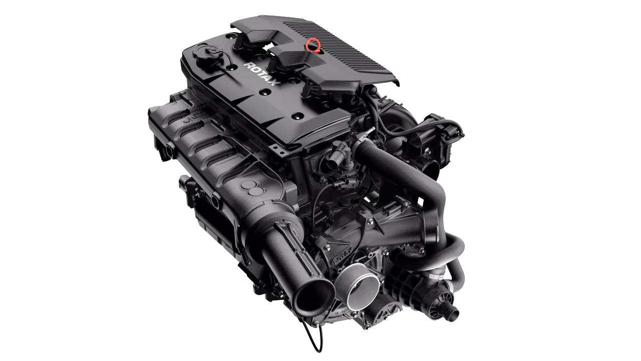 The new Rotax 300HP 1630 Engine for the 2025 Sea-Doo FishPro Apex